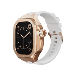 Luxury Stainless Steel Mod Kit for Apple Watch Ultra 49MM 2/1 for IWatch Series Ultra Liquid Silicone Strap Replace Accessories