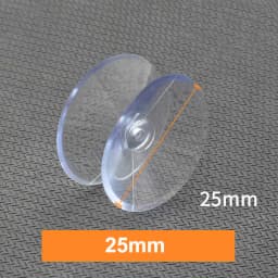 PVC Round Glass Table Top Soft Anti Slip Pads Non Adhesive Bumpers Pad Plastic Suction Pad For Table Glass Top