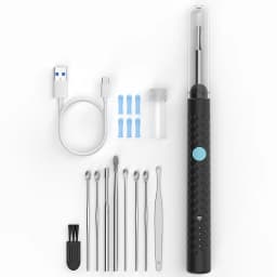Visual Wireless Otoscope Ultra Thin 4.2MM Camera HD 1080P Ear Scope WiFi Endoscope for IOS/Android with Ear Wax Cleaning Tools