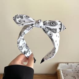 1/2pcs Elegant Fabric Wide Cashew Print Headband for Woman Bohemian Style Daily Wear Hair Band Fashion Girl Wash Face Hair Hoop