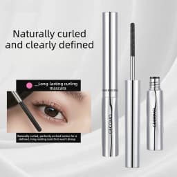 Long-lasting Curling Mascara Waterproof and Sweat-proof Separates Each Lash Thick and Voluminous Steel Tube Mascara