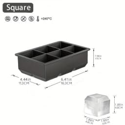 Diamond Rose Gun ETC. Shaped Ice Cube Mold Food Grade Silicone Square Ice Cube Maker Tray High Quality Mold For Bar Making Drink