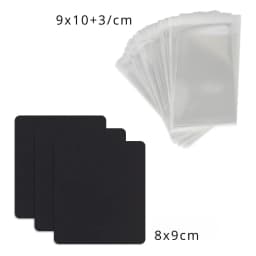 50 Pcs 8x9cm New Pattern Blank Jewelry Display Paper Label With Or Without Bags Necklaces Earrings Packaging Cards Wholesale