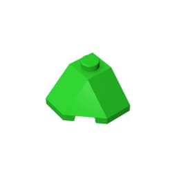 Gobricks GDS-802 ROOF TILE 2X2X1 45 DEGR.-BOT.45DEGR. compatible with lego 13548 children's DIY Educational Building Blocks Tech