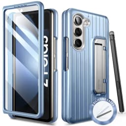 For Samsung Galaxy Z Fold 5 Case 2023 I-BLASON Journey Full-Body Protective Bumper Case with 3Pcs Silicone Pen Covers Kickstand