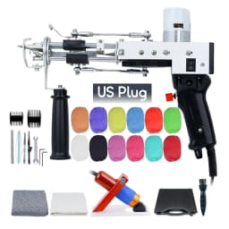 Tufting Gun 2 IN 1 Electric Carpet Tufting Gun Can Do Both Cut Pile and Loop Pile Hand Gun Carpet Weaving Flocking Power Tools