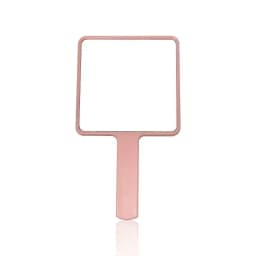 Eyelash Extension Handheld Makeup Mirror Square Makeup Vanity Mirror with Handle Hand Mirror SPA Salon Compact Mirrors