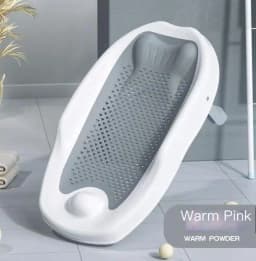 Newborn Adjustable Bath Net Seat Cushion Anti-slip Baby Bath Net Mat Children Bathtub Shower Cradle Bed Seat