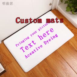 Personlized doormat Custom mat anti-slip door mat, print your design picture photo, customized Carpet for Bath Door Living Room