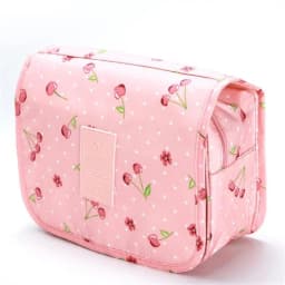 Hanging Travel Organizer Waterproof Makeup Bag, Large Capacity Toiletry Pouch Design,Portable Foldable Cosmetic Wash Storage Bag