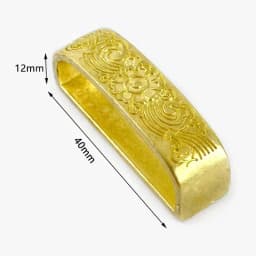 1Pc Deepeel 35/40mm Pure Copper Man Belt Buckle Ring Metal Solid Brass Waistband Loop Clasp Men Belts Leather Crafts Accessories