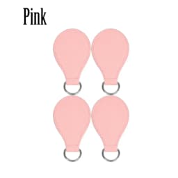 TANQU New 2 Pair 4 Pc Shiny Drop End for Obag Handle PU Drop Attachment for O Bag Obasket DIY Women Bag