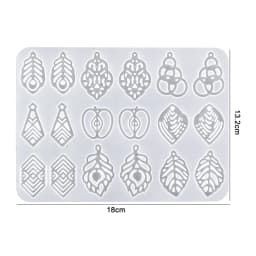 Earring Pendant Silicone Mold Epoxy Resin Mixed Style Jewelry Making Casting Molds DIY Charms Pendant Mould Creative Craft DIY