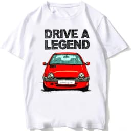 2026 New Drive A Legend Twingo Late Halogen Model Sport Car T-Shirt Boy White Tees Man's Clothing Summer Casual T Shirt