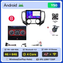Android Autoradio For Mitsubishi Pajero Sport 3 L200 5 Triton 3 2015- 2019 Car Radio Carplay GPS Navigation Stereo Player WIFI