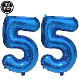 Blue Large Numbers Balloon 32 Inch 0 1 2 3 4 5 6 7 8 9 Birthday Digit Bachelorette Balloons Figure Golob Party Ballon Decoration