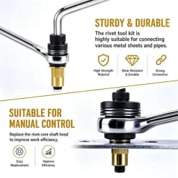 【L】Hand Nut M5 M6 M8 Mandrel Staple Manual Riveter Tool Easy Installation For Rivet Nut Torch Simple Tool For Riveting Nuts