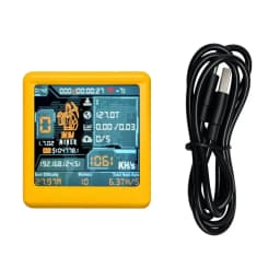 Lower Power Consumption BTC Solo Lottery Miner for computer nerd Smart TV Hashrate1060KH/s ESP32 gift home silent Desktop Clock