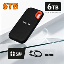 2TB External Hard Drive Portable SSD High Speed Hard Disk Solid State Drive USB-C Original Storage Device for Laptop/Phone/Mac
