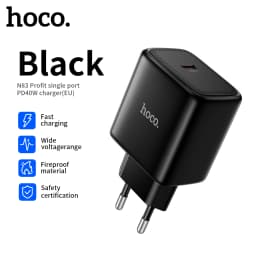 HOCO N83 40W GaN Fast Charger For iPhone 17 16 15 14 13 PD3.0 Charger for iPad Pro samsung Xiaomi Type C Mobile Phone Charger