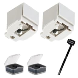 ATN3600L Replacement Needle For Audio-Technica AT-LP60X Turntable+Cleaning Brush Dynamic Magnetic Head Stylus