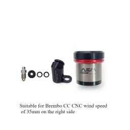 AEM oil cup integrated titanium alloy for Brembo RCS/CC direct push up pump brake AEM oil pot
