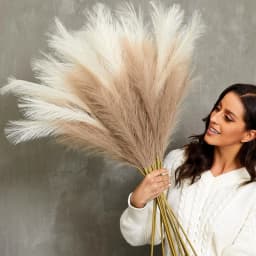 1/3/5pcs Fluffy Artificial Pampas Grass 97cm Boho Decor Flowers Bedroom Decor for Floor Vase Filler Farmhouse Home Wedding Decor