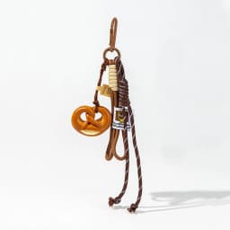 Braided Rope Bag Pendant High-grade Keychain Pendant Cute Alkaline Water Bread Ins Bag Pendant Chocolate Pendant