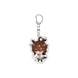 55MM Anime Pretty Derby Keychain Oguri Cap Special Week Silence Suzuka Tokai Teio Key Chain Acrylic Model Plate Christmas Gifts
