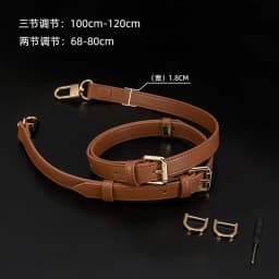 Custom Leather Bag Strap Adjustable Shoulder Straps Replacement Crossbody Long Bag Belt Women Handbag Belt Accessorise 100~120cm