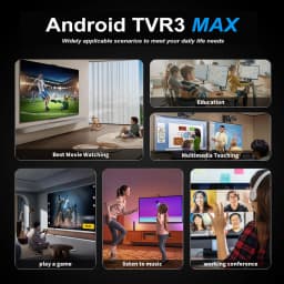 TV Stick TVR3 Max 8+128 Android 14 Smart 4K Video Decode Player Supports Netflix & YouTube Home Entertainment Android TV Box