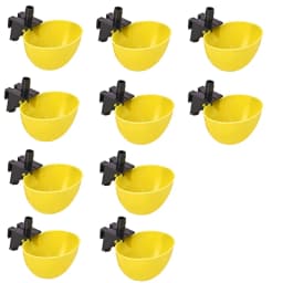5/10/20Pcs Automatic Poultry Bird Chicken Water Drinker Bowl Poultry Chicken Drinking Bowl 9.5mm Diameter Poultry Waterer Tools