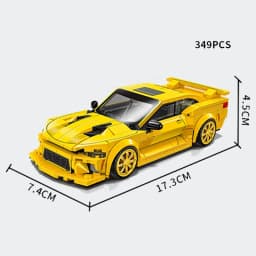 Technical Car Speed Racing Building Blocks Bricks Sets Sports Car MOC Garage City Vehicle Creative Toys For Kids