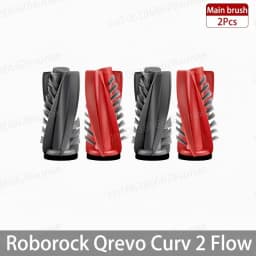 Roborock Qrevo Curv 2 Flow/Qrevo Curv 2 Flow Robot Vacuum Accessorie Main Side Brushe Mop Cloth HEPA Filter Dust Bag Spare Parts