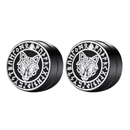 3 Pairs Crystal Strong Magnetic Ear Stud Clip Earrings for Men and Women Punk Round Zircon Magnet Earrings Non Piercing Jewelry
