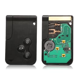 jingyuqin 10pcs/lot 433Mhz ID46 PCF7947 Chip & Insert Small Blade Remote Smart Key Card for Renault Megane Scenic Grand 3Button