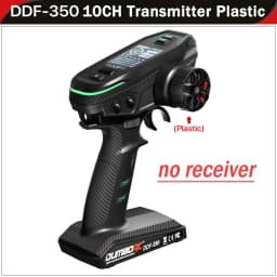 DUMBORC DDF-350 10CH RC Remote Controller 2.4G Digital Radio Transmitter Gyro Receiver for Drift Car Tank Boat Robot Toy Wltoy