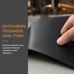 Durable Kydex Thermoplastic Sheet 1.5/2mm Black Plate DIY Material for Knife Sheath 300mm Hot Forming Thermoformed Board