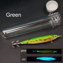 1pc 12.5cm Glow in The Dark Wood Shrimp Horizontal Squid Jig Egi Set UV Squid Lure Sea Cuttlefish Octopus Saltwater Tackle