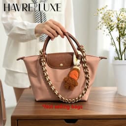 Woven Bag Shoulder Strap For LongchampS Hand Knitting Soft Texture Durable Fashion Good Quality Bag Modification Bag Accessories