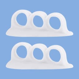 2pieces=1pair Foot Care Gel Hammer Toe Support Pads Bunion Adjuster Silicone Splitter Corrector Orthopedic Supplie Separators