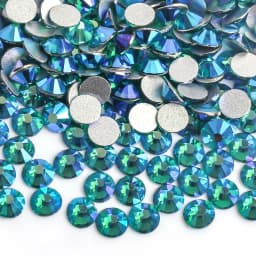 SS16 SS20 SS30 Glitter Rhinestone Crystal AB Non Hot Fix Flat back Rhinestone Apparel for Nail Art Fabric Garment