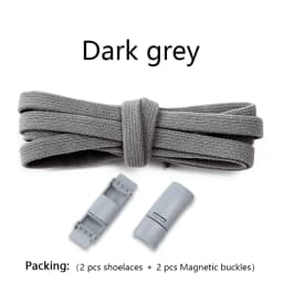 Magnetic Lock Shoelaces Elastic No Tie Shoe Laces Sneakers Shoelace For Kids and Adult One Size Fits All Shoes Shoestrings 1Pair
