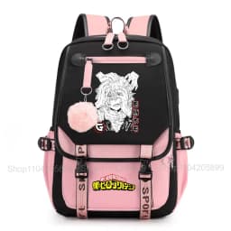 My Hero Academia Anime Print Student Backpack Lightweight Casual Daypack for Girls School Travel