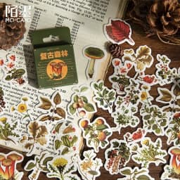 46pcs/30pcs/box Cute Strawberry Fresh Fruit Plants Florals Coffee Theme Magician Diary Journaling DIY Creative Seal Stickers