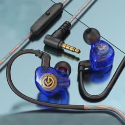 New 9D Super Bass In Ear Headphone Wire-Controlled With Mic 3.5MM AUX/Type-C Digital Chip Headset For iPhone 15 Android Samsung