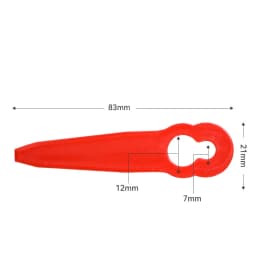 10/20Pcs Plastic Replacement Blades Spare Knives For STIHL FSA 45 FSA 57 Grass Trimmer Lawn Mower Accessories Garden Tool Parts