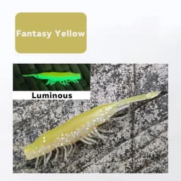 60mm 98mm Soft Silicone Bait, Biting Shrimp Carp Bass, Pike Fishing Lure Gamba Gambas Gambita Lure,Sea Worm Swimbait Rockfishing