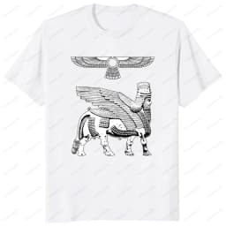 Assyrian Empire Flag Graphic Ashur Assyria Ancient Mesopotamia Vintage Classics Tshirt Cotton Short Sleeve Y2k Man T Shirt