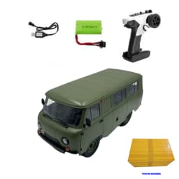 1/12 WPL C104 Rc Car Full Scale Off Road Transport Truck UAZ- -452 Remote Control Vehicle Electric Car Toy Gift Adult Fun